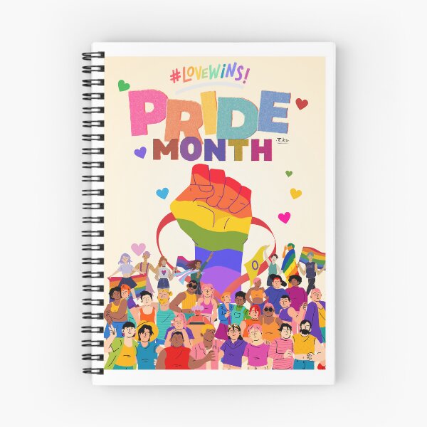 Item preview, Happy Pride month! designed and sold by rikiiart.