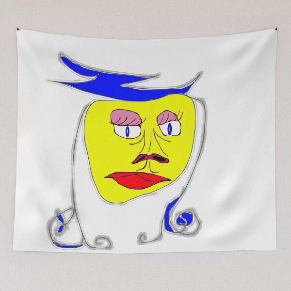 Item preview, Menina bolinha yellow- stickers designed and sold by glauco54.