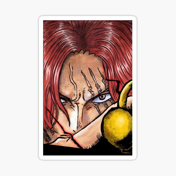 Shanks - One Piece Sticker for Sale by SchellStation
