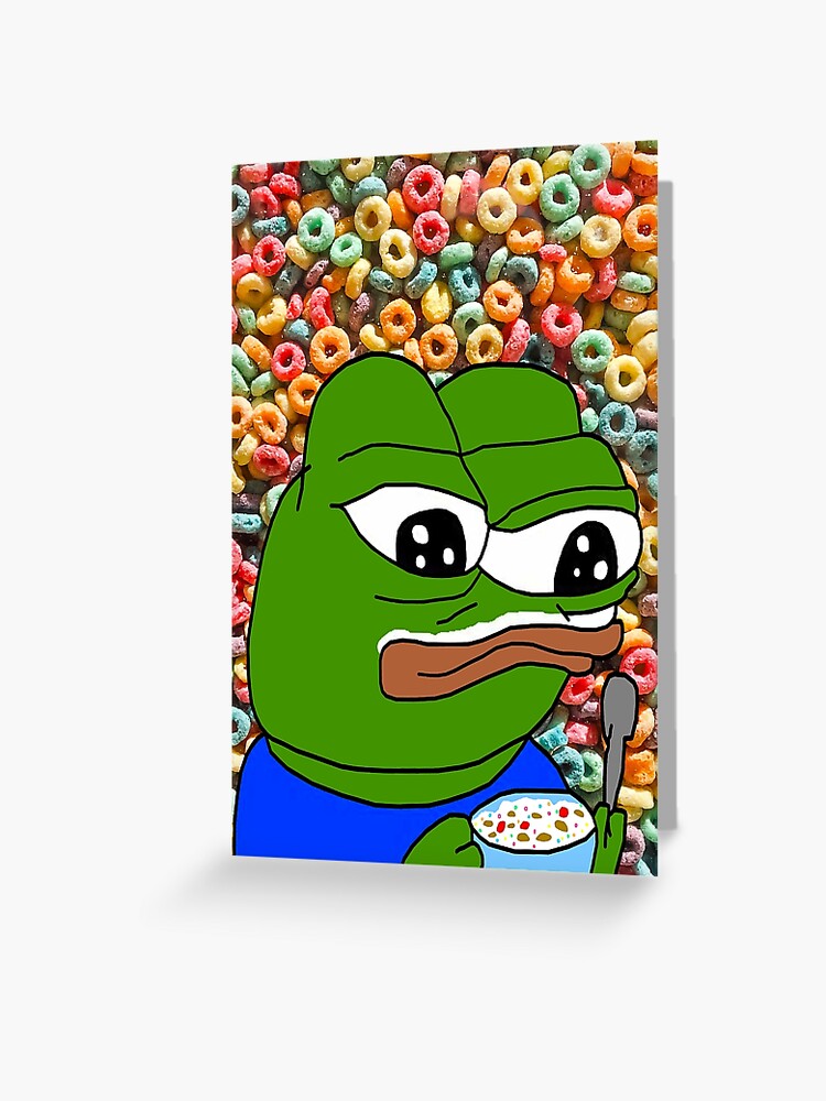 Pepega -Funny Emoji | Greeting Card