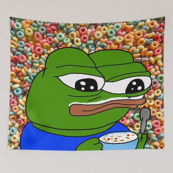 Item preview, Apu Eating Cereal Pepe designed and sold by Slav-Art.
