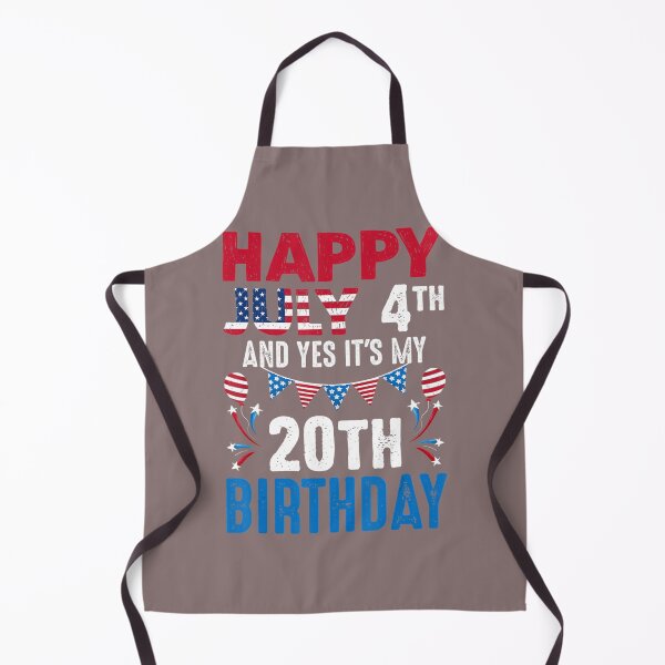 Item preview, July 4th And Yes It's My 20th Birthday American Patriotic designed and sold by jlocpzaeuwc53.