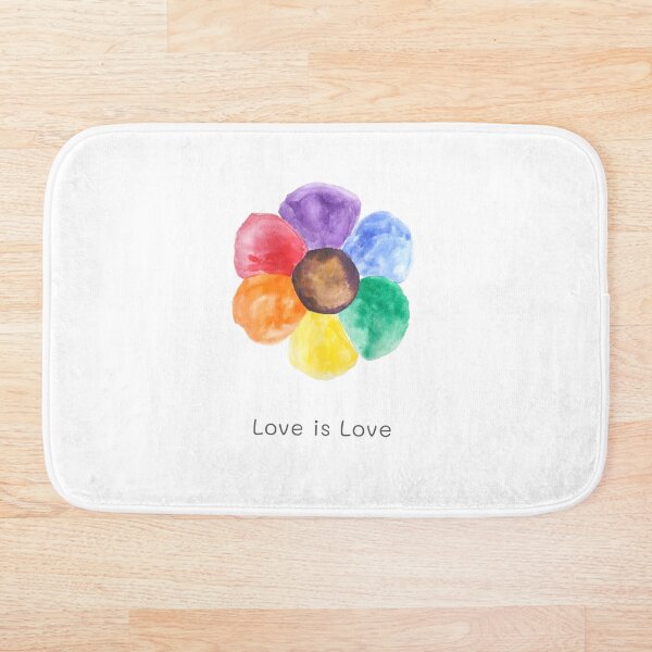 Item preview, LGBT flower love is love  designed and sold by SelenePaintings .