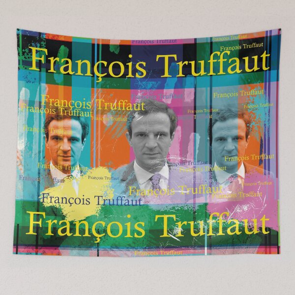 Item preview, Portrait of François Truffaut, director designed and sold by Mauswohn.