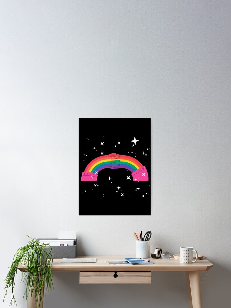 Thumbnail 2 of 3, Poster, Hand To Hand Pride Month designed and sold by OverDoseDesign.