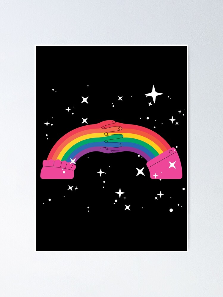 Thumbnail 1 of 3, Poster, Hand To Hand Pride Month designed and sold by OverDoseDesign.