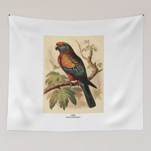 Item preview, Birds of New Zealand - Kaka Parrot designed and sold by randomorder.