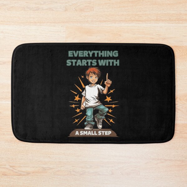 Item preview, Everything Starts With A Small Step designed and sold by RockBeeDesigns.