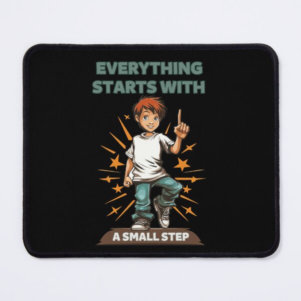 Funny Everything Start With Small Step' Travel Mug