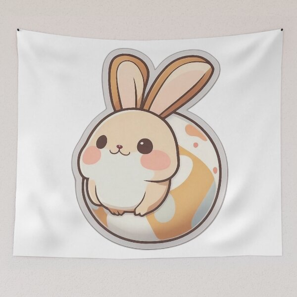 Item preview, Cute bunny Friend designed and sold by FFixation.