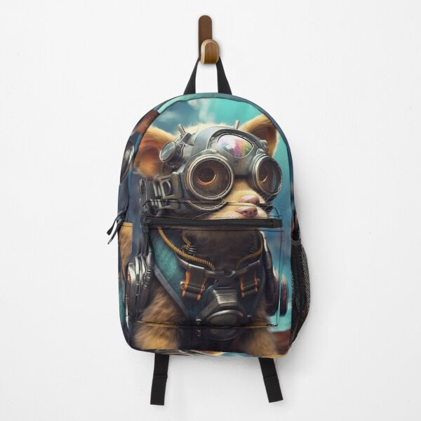 Item preview, cyberpunk dieselpunk dog designed and sold by nolutsch.