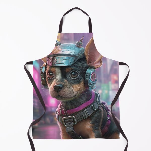 Item preview, cyberpunk dieselpunk dog designed and sold by nolutsch.