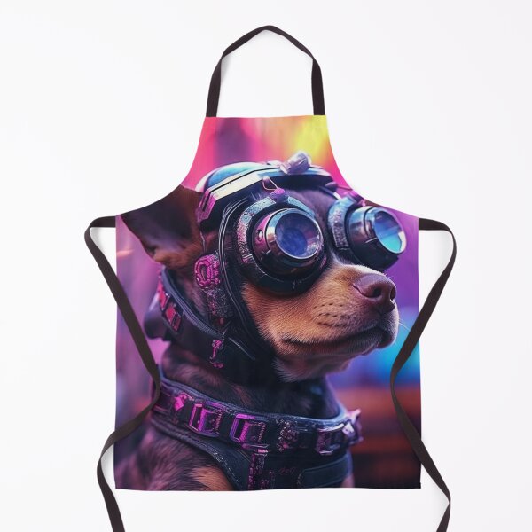 Item preview, cyberpunk dieselpunk dog designed and sold by nolutsch.