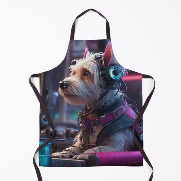 Item preview, cyberpunk dieselpunk dog designed and sold by nolutsch.