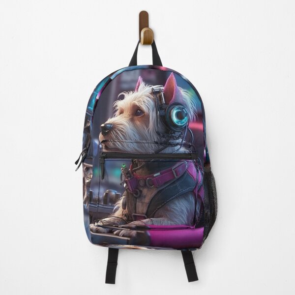 Item preview, cyberpunk dieselpunk dog designed and sold by nolutsch.