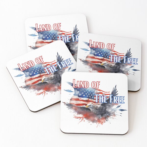 Item preview, Land of The Free - Independence Day designed and sold by letsgetinspired.