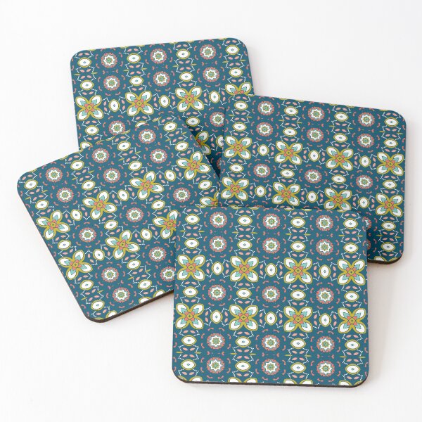 Item preview, Geometric pattern bright  designed and sold by Hilary Thwaites.