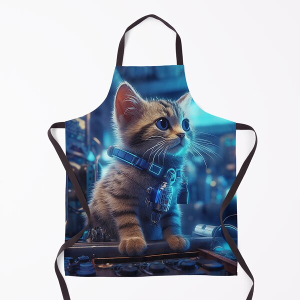 Item preview, cyberpunk dieselpunk cat designed and sold by nolutsch.