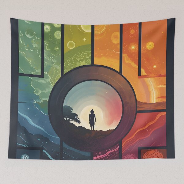 Item preview, Kharma  ELEMENTOS abstract imagination Classic designed and sold by DaytoNightCo.