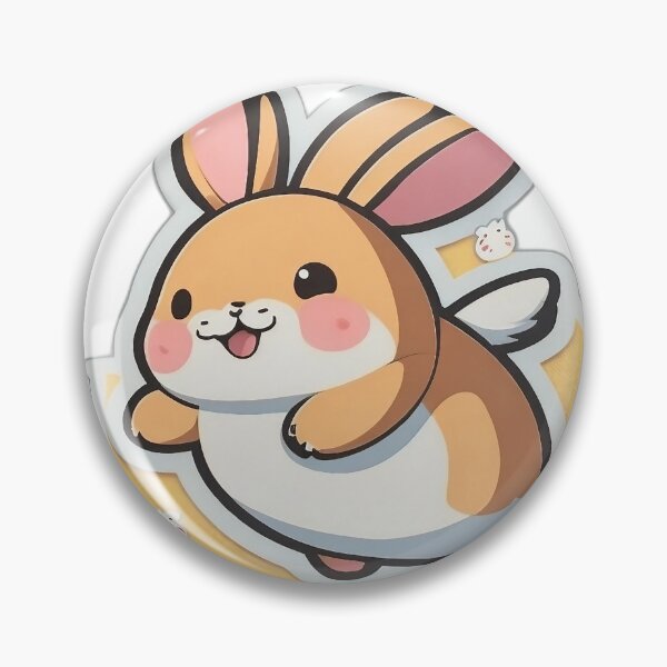 Aperçu de l'œuvre Lapin orange volant créée et vendue par FFixation.