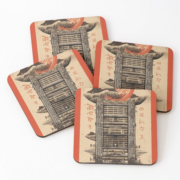Item preview, Minimalistic Japanese Wall Art | Oriental Zen Urban Shibuya Impressions designed and sold by Bored Elon.