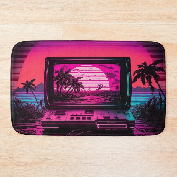 Item preview, Retro Computer Synthwave Sun designed and sold by Nightarcade.