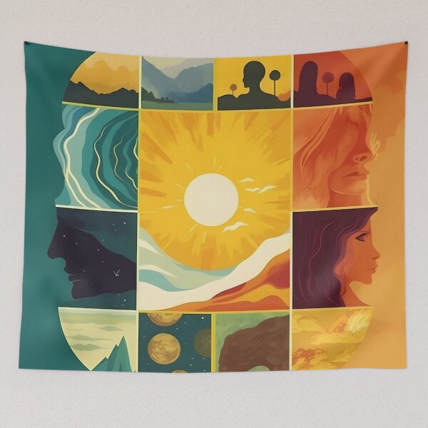 Item preview, Kharma  ELEMENTOS abstract imagination Classic designed and sold by DaytoNightCo.