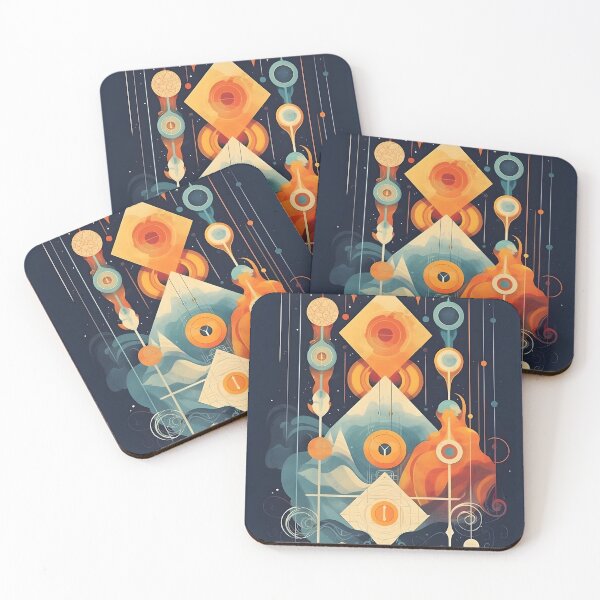 Item preview, Kharma ELEMENTOS abstract imagination Classic designed and sold by DaytoNightCo.