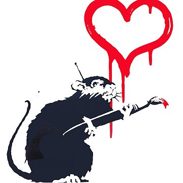 Artwork thumbnail, Banksy Love Rat by tomrothster