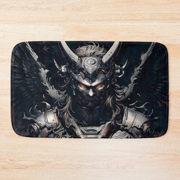 Item preview, Warrior With Horned Helmet and Feathered Wings designed and sold by ByteyCreatives.