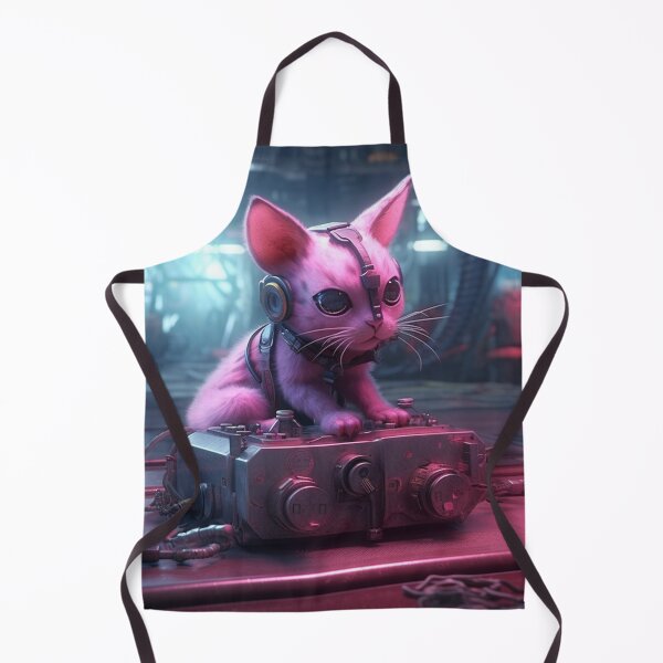 Item preview, cyberpunk dieselpunk cat designed and sold by nolutsch.