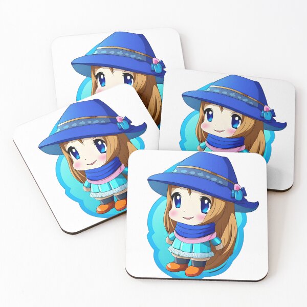 Item preview, A Cartoon Girl Wearing a Blue Hat and Scarf designed and sold by Art Intelligence.