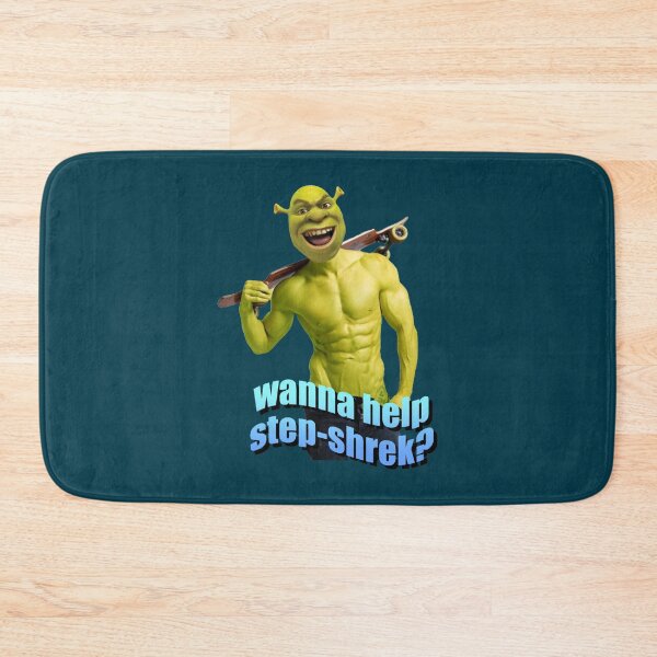 Item preview, Step-Shrek Is Asking for Help Shrek Cursed Meme designed and sold by FrittsAseel0.
