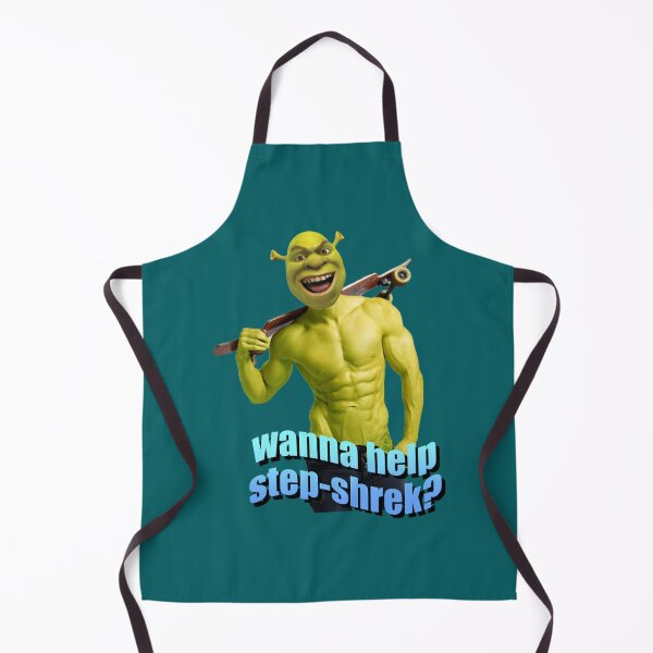 Item preview, Step-Shrek Is Asking for Help Shrek Cursed Meme designed and sold by FrittsAseel0.