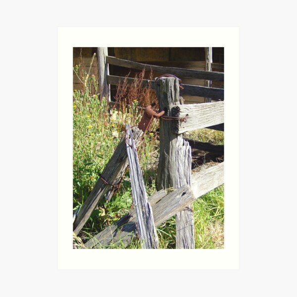 Fencepost Art Print