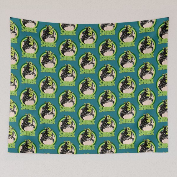 Item preview, Shrek In Circles Cartoon Portrait designed and sold by FrittsAseel0.