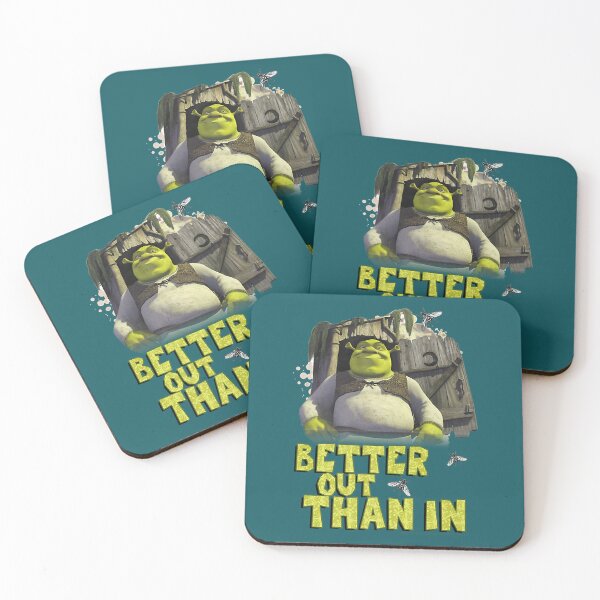 Item preview, Shrek Outhouse Better Out Than In Quote designed and sold by FrittsAseel0.