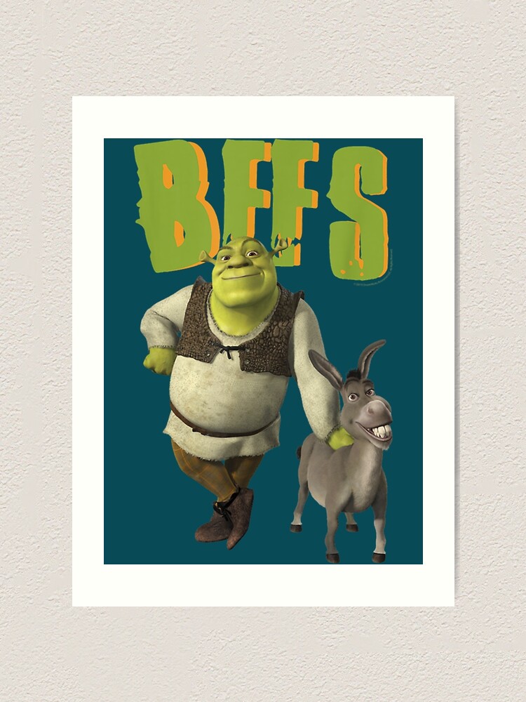 Shrek Face Meme Art Print for Sale by mylifeasgaia