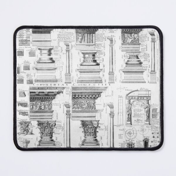 Item preview, Architecture Column Orders Plate designed and sold by Vintagenaut.