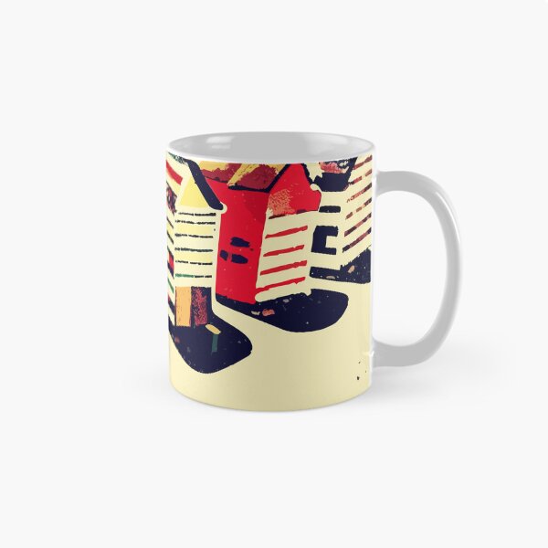 Item preview, Seventies-style retro beach huts designed and sold by SamJanner.