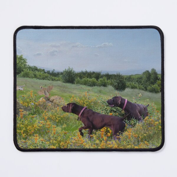 Item preview, German shorthaired pointers , Bird hunting designed and sold by TammyHunterArt.