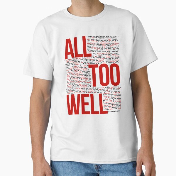 Item preview, All Too Well (all lyrics) in White  designed and sold by Arlington258.