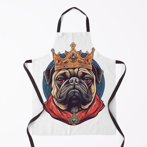 Item preview, Pug I the King designed and sold by Ritacaloe.