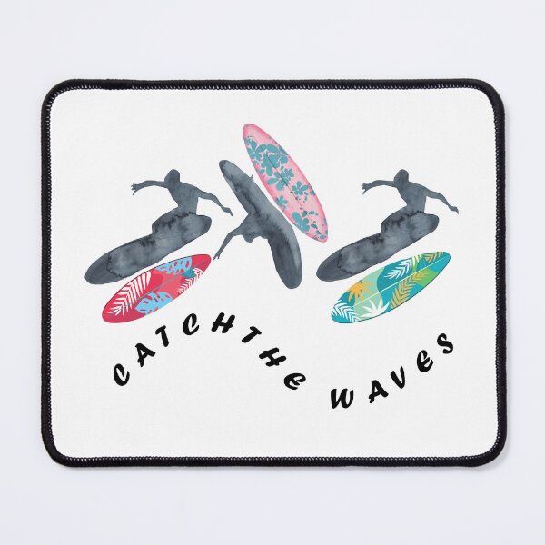 Item preview, catch the waves surf summer holidays designed and sold by DESIGNIRIS.