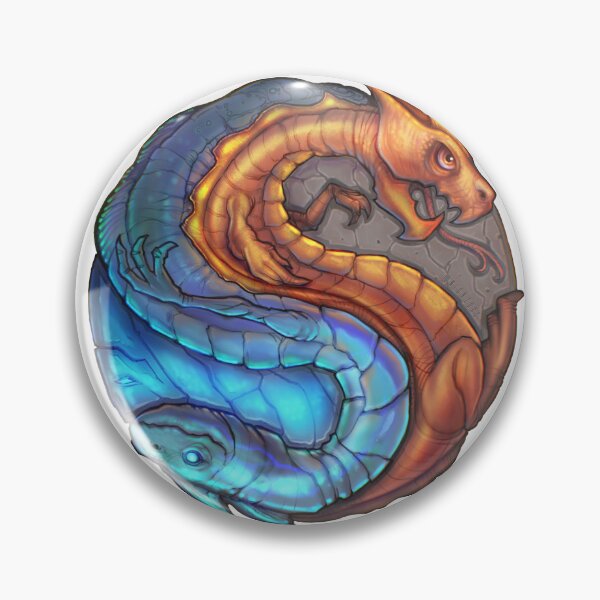 Item preview, Yin and Yang Dueling Dragons designed and sold by nickzucc.