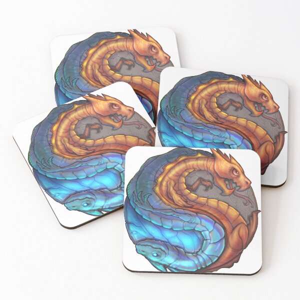 Item preview, Yin and Yang Dueling Dragons designed and sold by nickzucc.