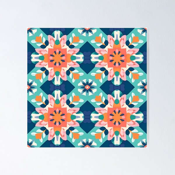 Item preview, Enchanting Floral Kaleidoscope designed and sold by mp0914.
