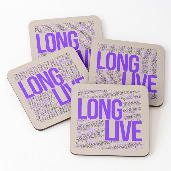 Item preview, Long Live (All Lyrics)  designed and sold by Arlington258.