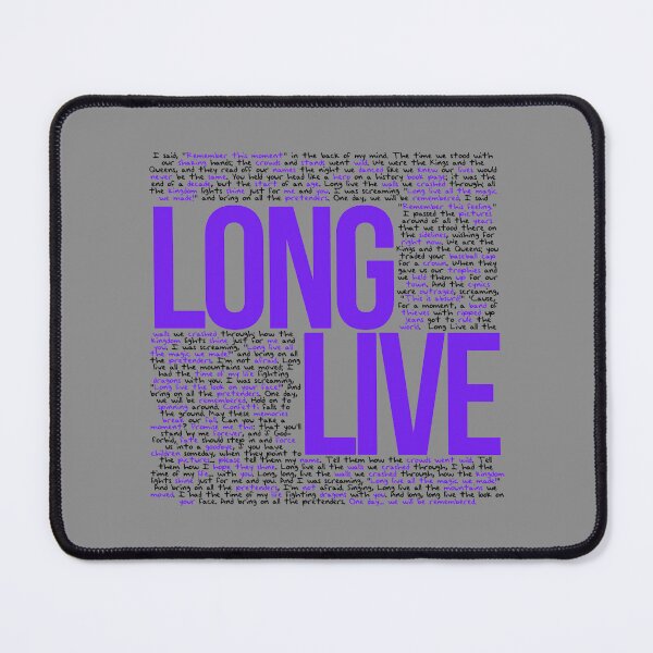 Item preview, Long Live (All Lyrics)  designed and sold by Arlington258.
