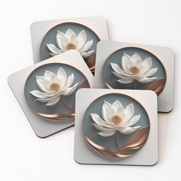 Item preview, "White Lotus" digital art designed and sold by arcticcayman.
